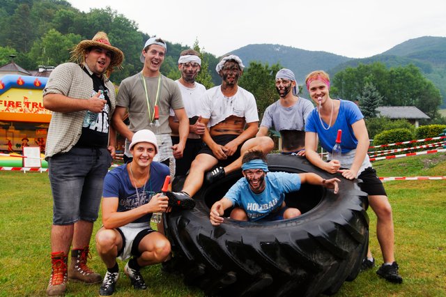(Papa) Kevin Petschinka, Markus und Martin Lechner, Dominik und Sebastian Partl, Roman Lechner, Felix Reischer