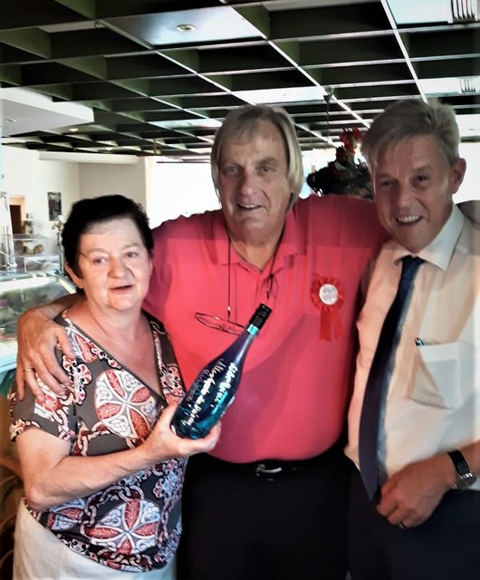 Traude Michäler, Rainer Schlagbauer und Hermann Hauer.