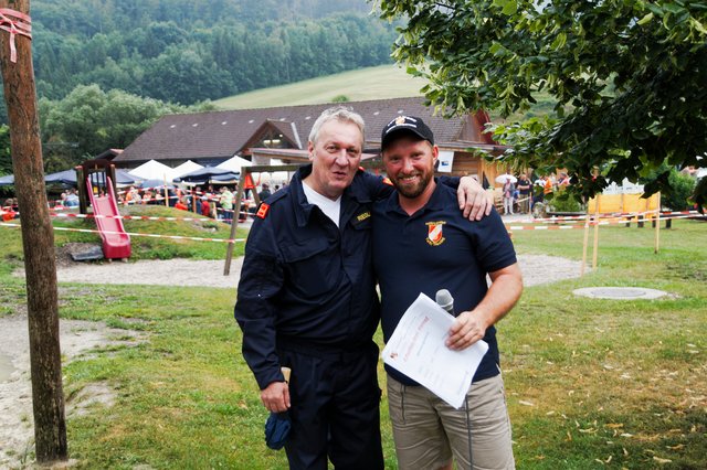 Bgm Alois Riegler, Kdt Gerald Lechner