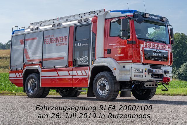 Fahrzeugsegnung RLFA 2000/100 FF Rutzenmoos