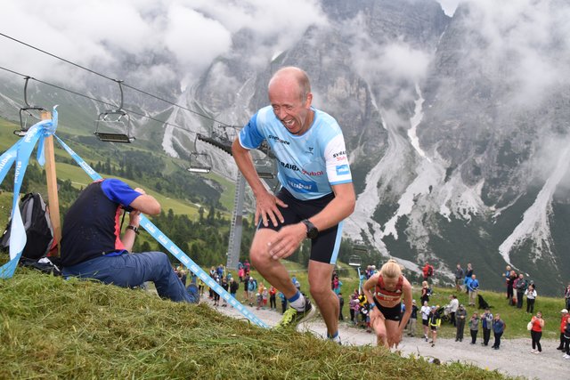Andi Stern, Hauptorganisator des Schlickeralmlaufs, wurde bester Telfer und zweitbester Stubaier! | Foto: Kainz