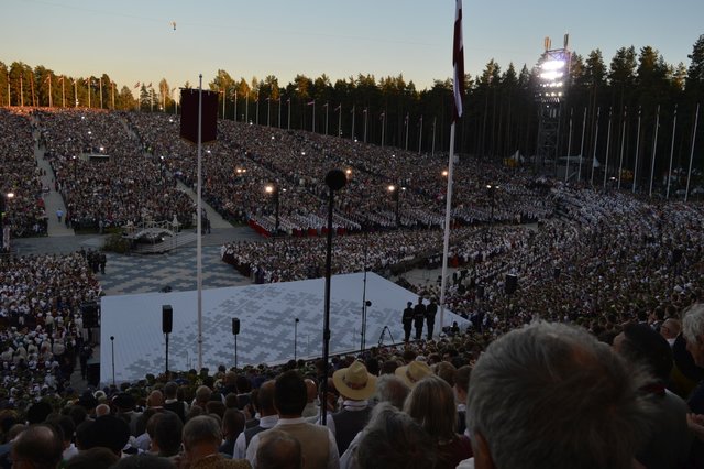 lettisches Liederfest in Riga | Foto: Schechtner