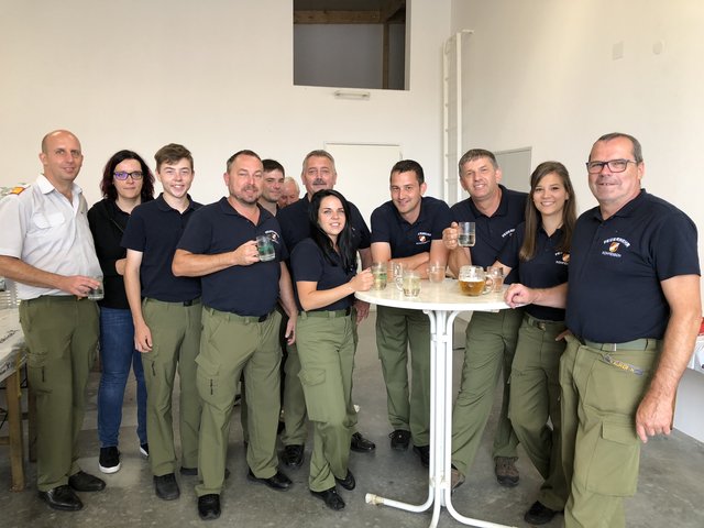 Die Feuerwehr Kohfidisch war zahlreich vertreten.