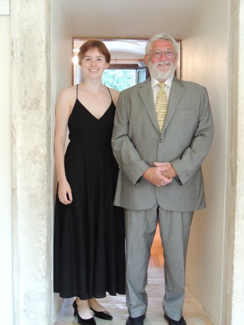 Johannes Kirchner, immer gut gelaunt, mit Sonja Nothbauer. 