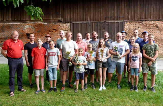 Die Schachspieler des Sommerturniers