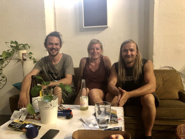 Florian Loimayr, Schlot-Gründerin Birgit Koblinger und David Riedl fühlen sich im Viertel wohl. | Foto: BRS/Gschwandtner