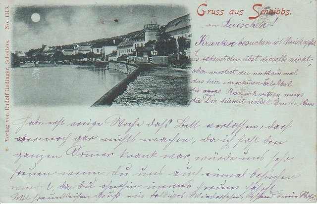 Eine Ansichtskarte aus Scheibbs aus dem Jahr 1898.
