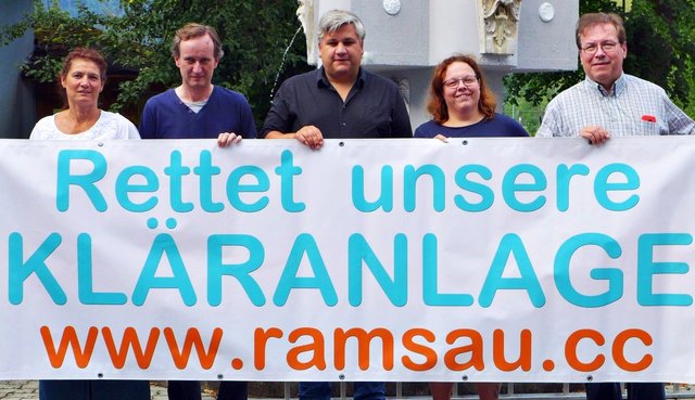 Die Bürgerliste "Stefan" will die Kläranlage erhalten und modernisieren. Unterstützung erhalten sie von FP-Mann Erwin Wlach.