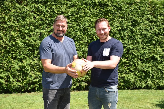 Lichtenwörths Bürgermeister Harald Richter (l.) mit seinem Vize Sebastian Zenz.