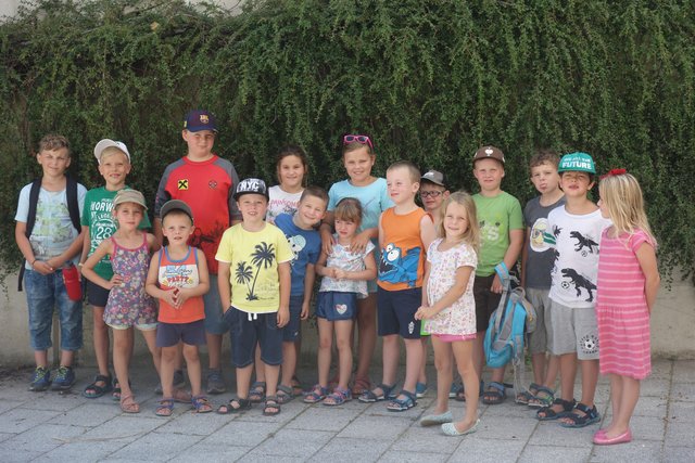 Die Teilnehmenden Kinder des Ferienspiels. | Foto: Foto: GDE. Hofstetten-Grünau