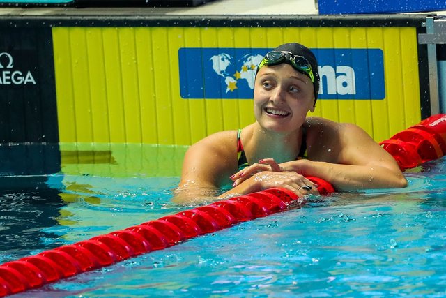 Mit einer Medaille wurde es zwar nichts, dennoch kann Rückenschwimmerin Caroline Pilhatsch mit ihrem WM-Auftritt zufrieden sein. | Foto: GEPA