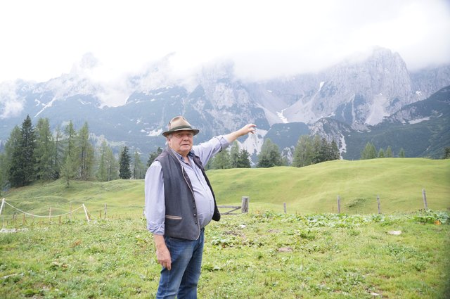 Peter Kendlbacher auf der Loseggalm.