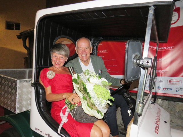 Cornelia Horak mit Hermann Döllerer