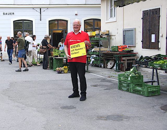 Das Ziel steht für Bürgermeister Reinhard Resch fest: „Wir wollen Nummer 1 bleiben!“ | Foto: Doris Necker