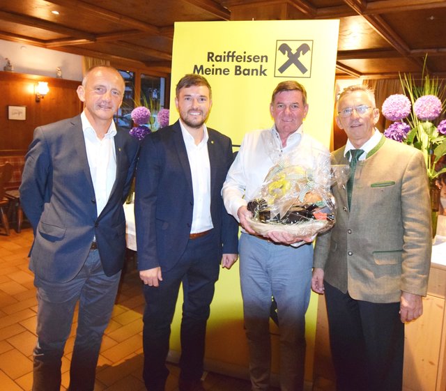 Josef Adelsberger, Marco Mayer, Erwin Höck, Johannes Adelsberger (v. li.).