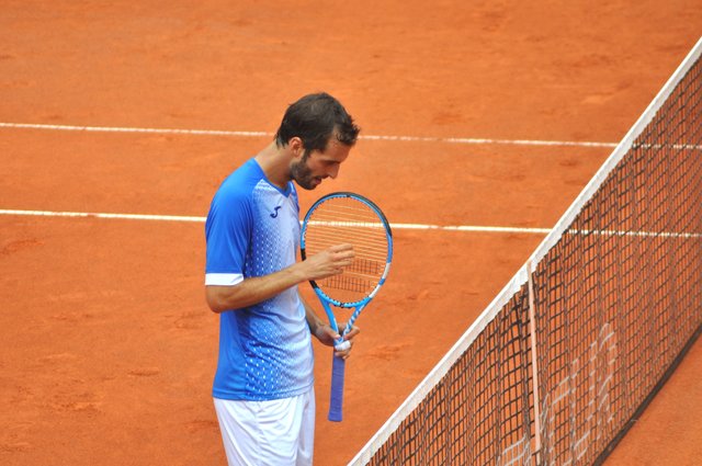 Finalist Albert Ramos-Vinolas nach dem Matchball. | Foto: Kogler
