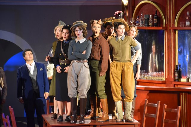 Der Chor der Mägde bot hohen stimmlichen Unterhaltungswert. | Foto: Martin Wurglits