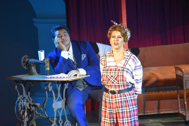 Sie finden zueinander: Lady Harriet Durham alias Martha (Renate Pitscheider) und Pächter Lyonel (Ibrahim Yesilay). | Foto: Martin Wurglits