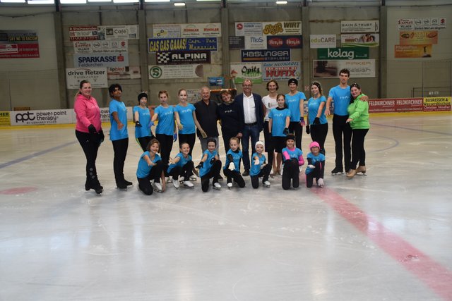 Trainingscamp in der Ossiacher See Halle: Auch die Vizepräsidentin des Österreichischen Eiskunstlaufverbandes schaute vorbei