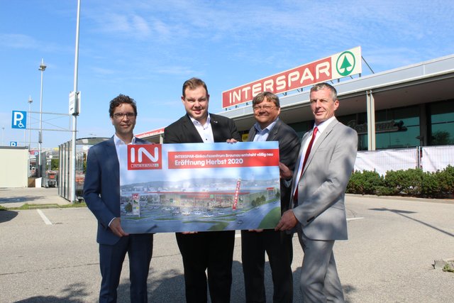 Im Herbst 2020 wird das modernisierte Interspar-Einkaufszentrum in Braunau eröffnen.