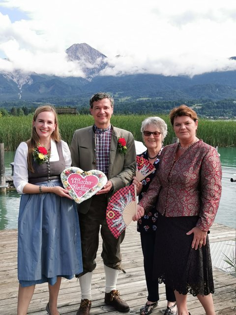 Zu besuch in Villach und am Faaker See.... Maria Großbauer (links) | Foto: KK
