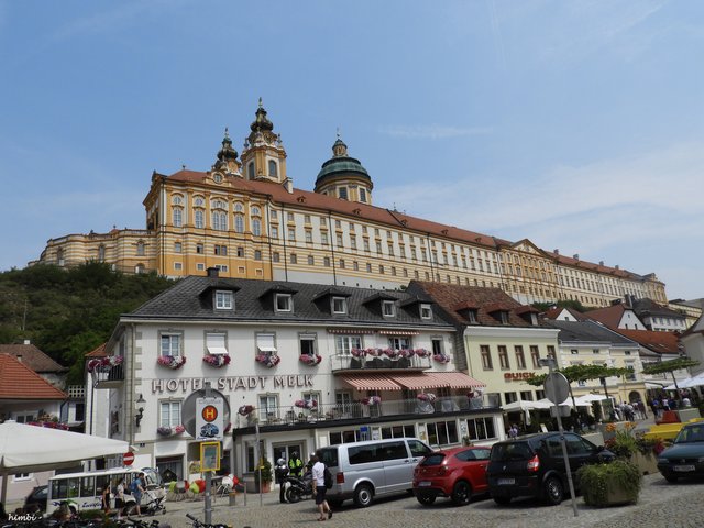 Das Stift Melk thront über der Altstadt