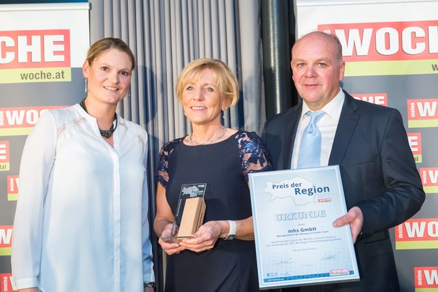 Sieger des 1. WOCHE- Regionalitätspreises: mhs Stainz