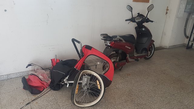 Das Fahrradgespann wurde von der Staatsanwaltschaft Korneuburg sichergestellt.  | Foto: LPD NÖ