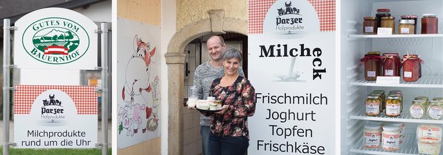 Bei Familie Schauer kann man sich Milchprodukte rund um die Uhr holen.