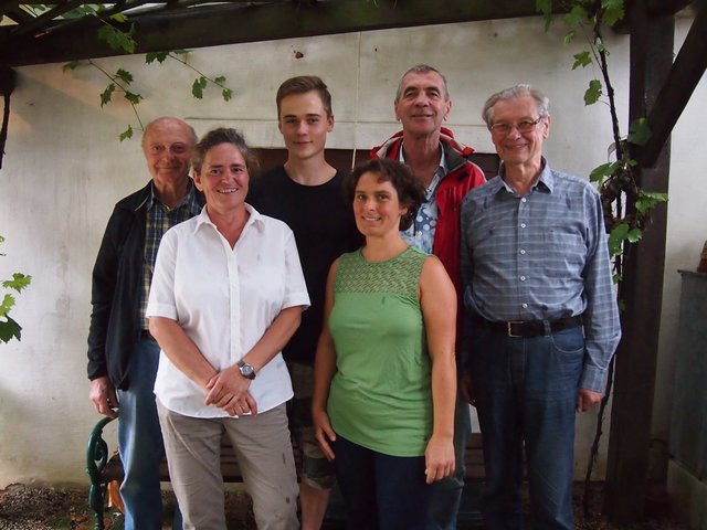 Sechs der 13 Bürgerräte: Johann Gepp, Ursula Schmied, Marcel Oswald, Nicola Lechner, Didi Sattmann, Heinrich Simons.