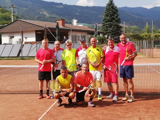 Das erfolgreiche +55-Team des TC Tivoli Naturfreunde Leoben.