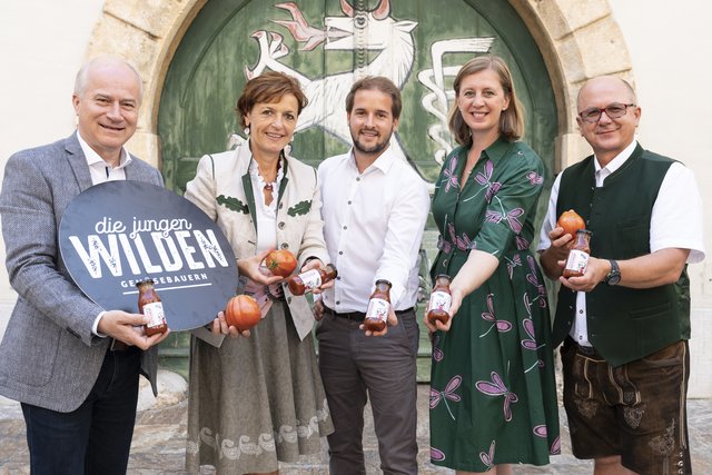 Motiviert: Seitinger, Pein, Lenz, Eibinger-Miedl (v.l.) | Foto: steiermark.at/Streibl