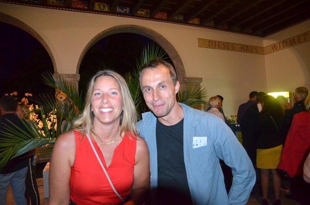 Ulrike Kofler, Dorfservice, mit Gitarrenlehrer David Lindorfer