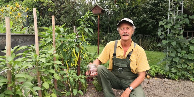 Zu Gast bei Chili-Hobbygärtner Wolfgang Hammerl.