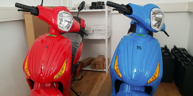 Die E-Fahrräder von SCOOB-E sind voll elektrisch und umweltfreundlich.