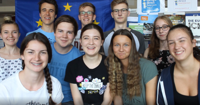 Katharina Lenz, Paul Kainz, Lena Prinz, Jenny Grünstäudl, Jaqueline Morscher, Viktoria Polt, Manuel Weigl, Florian Balcarek, Patrick Sanglhuber und Tamara Trimmel | Foto: Gymnasium Waidhofen