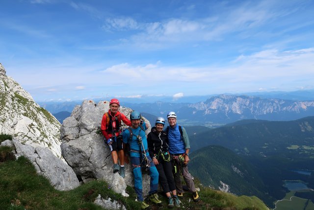 gemeinsam noch ein Erinnerungsfoto