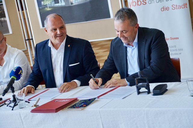 Freude herrscht bei Alois Schroll und Thomas Pöchhacker.