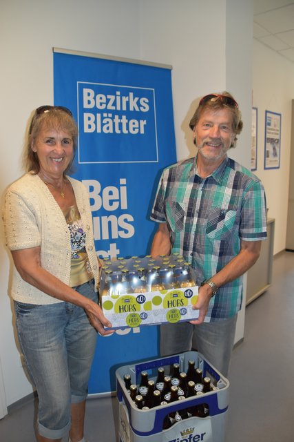 Traudi und Josef aus Pfaffenhofen freuen sich über den Gewinn.
