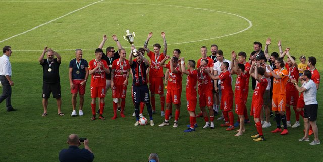 Der SC Copacabana Kalsdorf bei Titelgewinn im Juni 2019