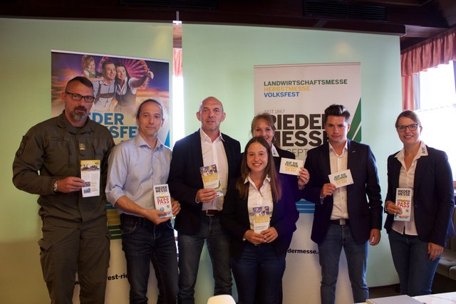 Die Köpfe der Projektleitung bei der Pressekonferenz vom 13. August 2019 in Ried.