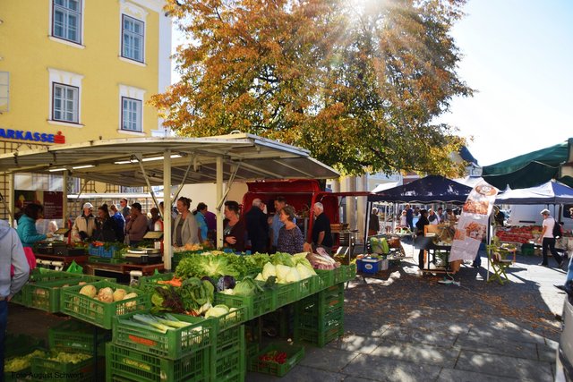 Der Bauern- und Wochenmarkt Mondsee ist jeden Samstag von 8 bis 12 Uhr. | Foto: August Schwertl