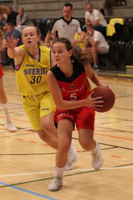 Nina Horvath war in zwei Spielen beste Werferin des deutschen wU16-Nationalteams