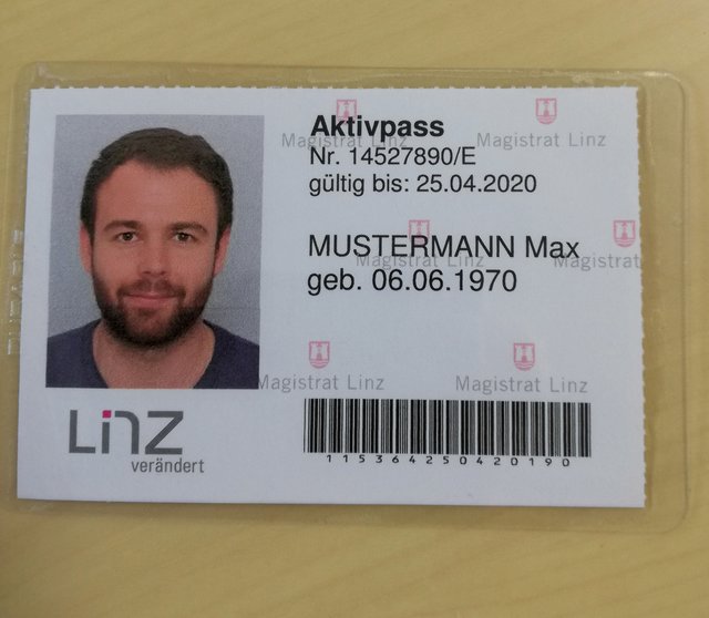 Ab sofort wird der Aktivpass in einem neuen Design ausgestellt.