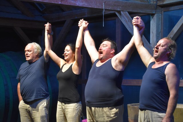 Vom 4. bis 8. September spielen Martin Weinek, Christoph Krutzler, Elisabeth Kofler und Wolfgang Preinsberger (von rechts).