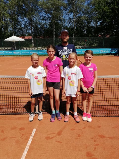 Das BTV Girls-Quartet erzielte bei den ÖTV Kids Masters im bayrischen Piding, tolle Erfolge.