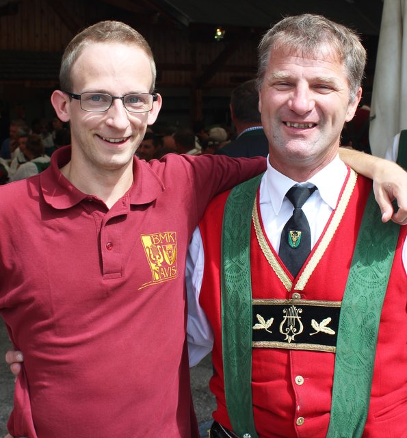 Zufrieden: KPM Andreas Peer und Obm. Josef Halder