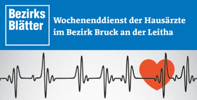 Ärzte- und Apothekennotdienst im Bezirk Bruck an der Leitha.