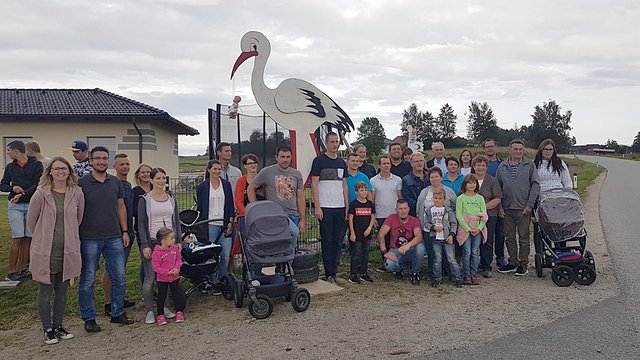Letzte Woche wurde in Klein Ruprechts die Geburt des jüngsten Einwohners, Benedikt, gefeiert.