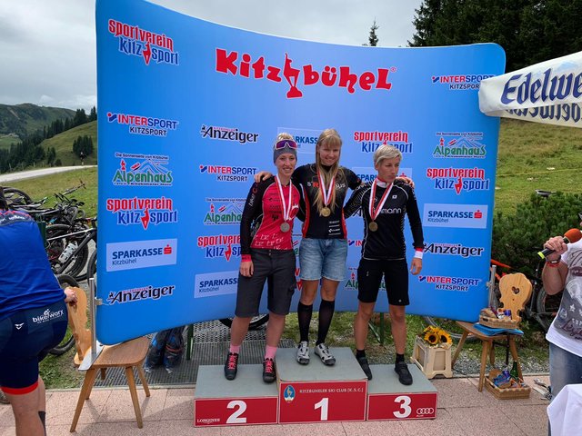 Nach 48:06 Minuten konnte Julia Sörgel aus Lechaschau das MTB-Rennen in Kitzbühel für sich entscheiden und sicherte sich damit den Tiroler Meistertitel.